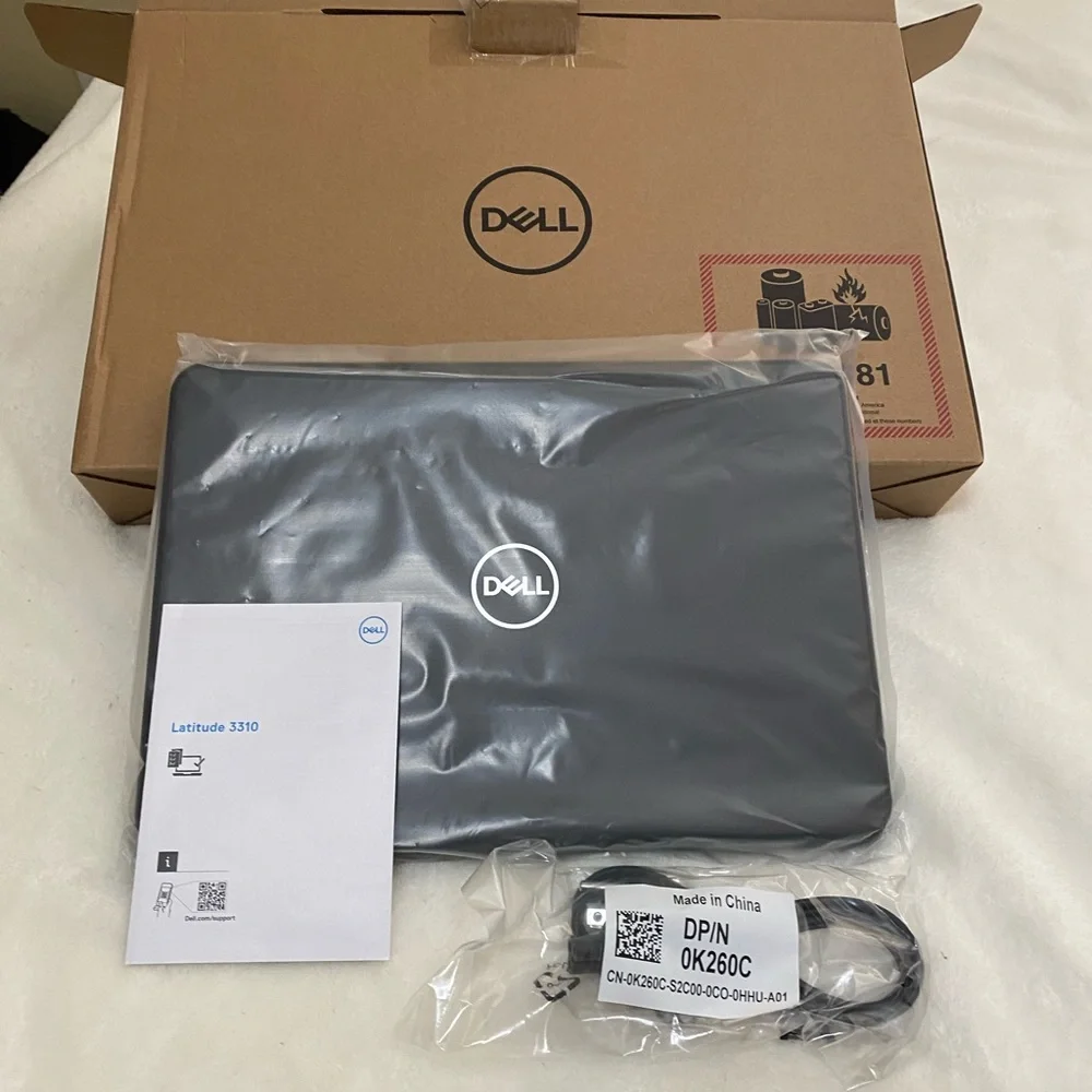 NEVER USED DELL LAPTOP WITH CAMERA